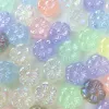 Acrylic uv fine flash heart-to-heart diy pendant/mobile phone chain keychain pendant accessory material production Specification image